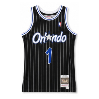 Mitchell & Ness Heat-Pressed Retro Jersey SW Orlando Magic 2003/04 Season Black #1 Tracy McGrady