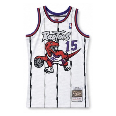 Mitchell & Ness Heat-Pressed Retro Jersey SW Toronto Raptors 99 Season White #15 Vince Carter