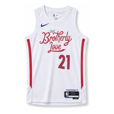 2022/23 Season Philadelphia 76ers City Edition #21 Joel Embiid NBA Jersey