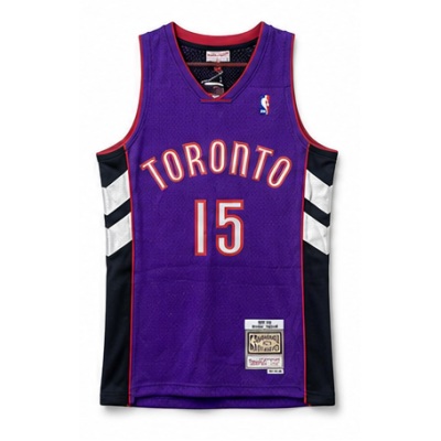Mitchell & Ness Heat-Pressed Retro Jersey SW Toronto Raptors 20-1/00 Season Zi Black #15 Vince Carter