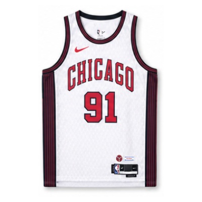 2022/23 Season Chicago Bulls City Edition #91 Dennis Rodman NBA Jersey