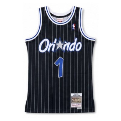 Mitchell & Ness Heat-Pressed Retro Jersey SW Orlando Magic 95 Season Black #1 Penny Hardaway