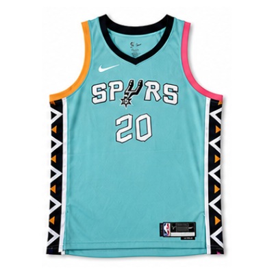 2022/23 Season San Antonio Spurs City Edition #20 Manu Ginobili NBA Jersey