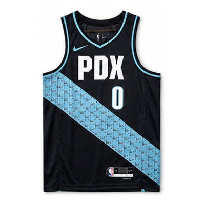 2025/26 seizoen Portland Trail Blazers City Edition #0 Damian Lillard NBA-shirt