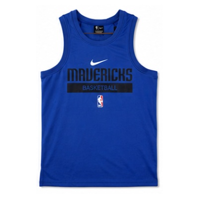 2022/23 Season Dallas Mavericks Blue Player Version Training Tank