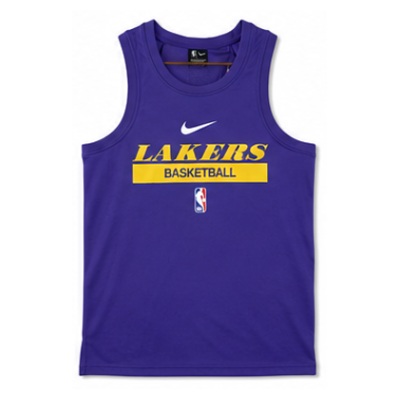 2022/23 Season Los Angeles Lakers Purple Player Version Training Tank