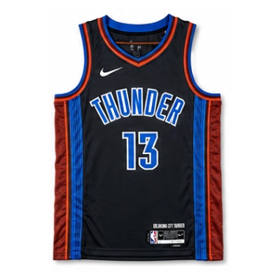 2022/23 Season Oklahoma City Thunder City Edition #13 Paul George NBA Jersey