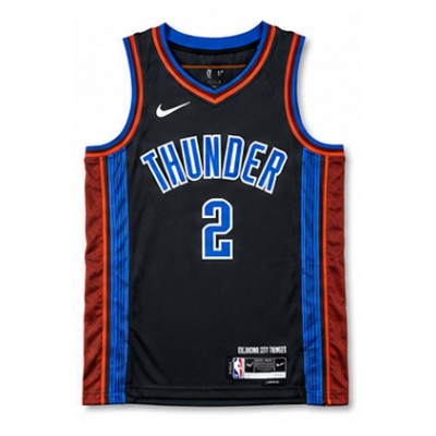 2022/23 Season Oklahoma City Thunder City Edition #2 Shai Gilgeous-Alexander NBA Jersey