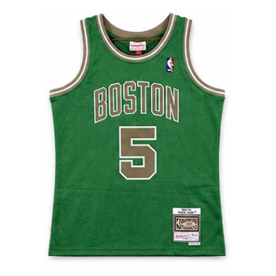 Mitchell & Ness Heat-Pressed Retro Jersey SW Boston Celtics 07/2007/08 Season Sheng Pa #5 Jia Nei Te