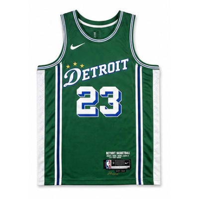 2022/23 temporada Detroit Pistons City Edition #23 Ai Wei camisola NBA