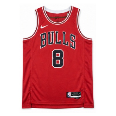 2022/23 Season Chicago Bulls Red #8 Zach LaVine NBA Jersey