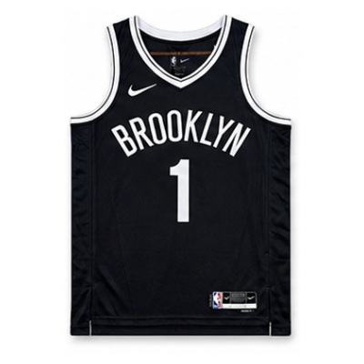 2022/23 Season Brooklyn Nets Black #1 Mikal Bridges NBA Jersey