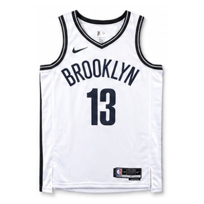 2022/23 Season Brooklyn Nets White #13 James Harden NBA Jersey