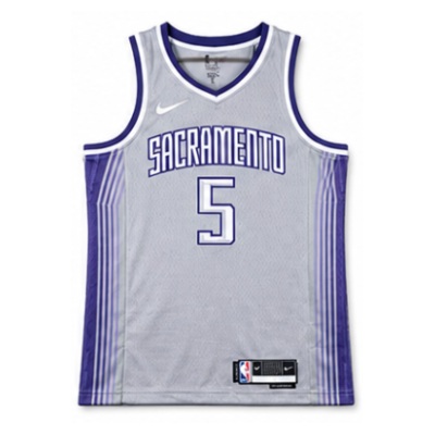 2022/23 Season Sacramento Kings City Edition #5 De'Aaron Fox NBA Jersey