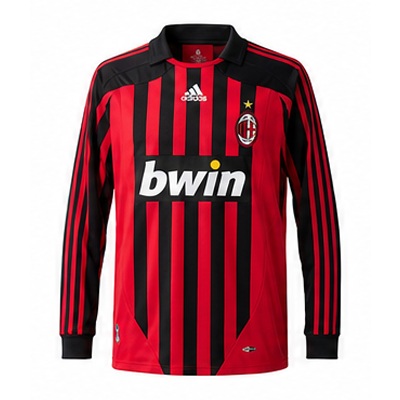 Retro Long Sleeve AC Milan 07/08 Home