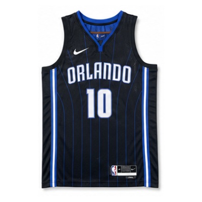 2022/23 Season Orlando Magic Black Striped #10 Bo Er NBA Jersey