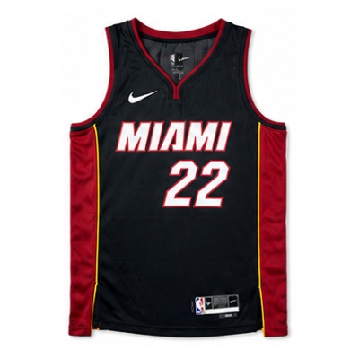 2022/23 Season Miami Heat V-Neck Black #22 Jimmy Butler NBA Jersey