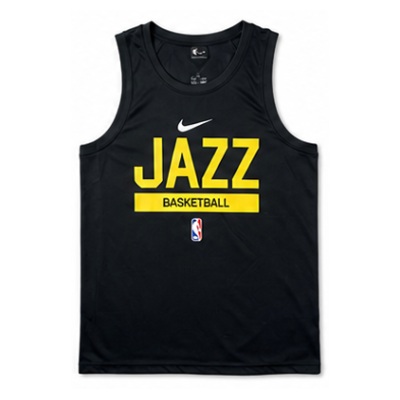 2022/23 Season Utah Jazz Black Player Version Training Tank