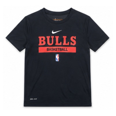 2022/23 Season Chicago Bulls Black Training Quick-Dry T T-Shirt