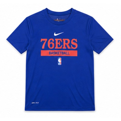 2022/23 Season Philadelphia 76ers Blue Training Quick-Dry T T-Shirt