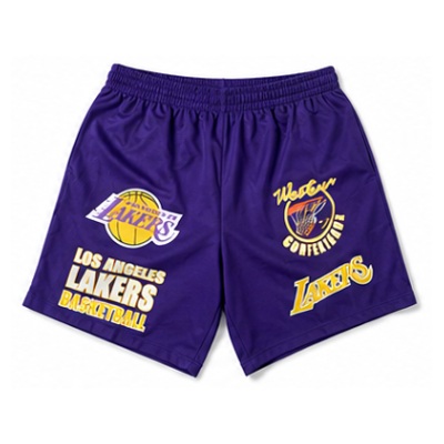 Mitchell&Ness Retro Mei Shi Shorts Los Angeles Lakers