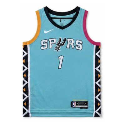 2022/23 Season San Antonio Spurs City Edition #1 Victor Wembanyama NBA Jersey