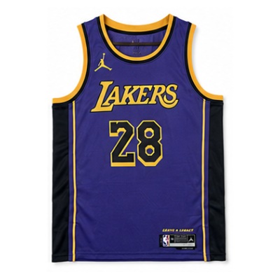 Customized Items Non-Returnable 2022/23 Season Los Angeles Lakers Jumpman Limited Edition #28 Rui Hachimura NBA Jersey