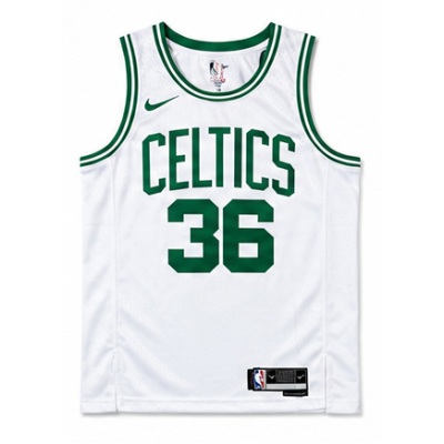2022/23 Season Boston Celtics White #36 Si Ma Te NBA Jersey