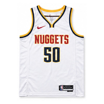 2022/23 Season Denver Nuggets White #50 Aaron Gordon NBA Jersey