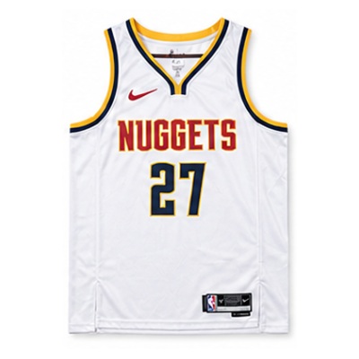 2022/23 Season Denver Nuggets White #27 Jamal Murray NBA Jersey