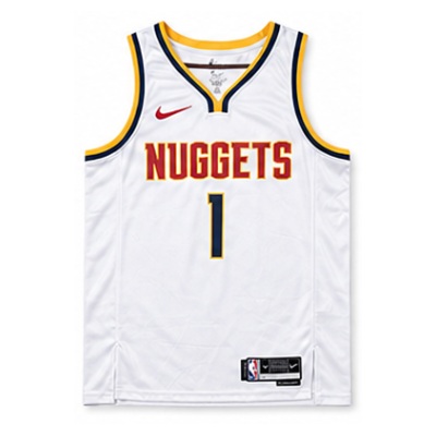 2022/23 Season Denver Nuggets White #1 Michael Porter Jr. NBA Jersey