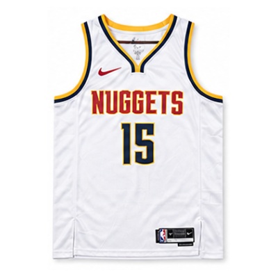 2022/23 Season Denver Nuggets White #15 Nikola Jokic NBA Jersey