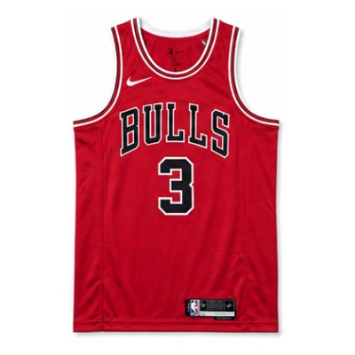 2022/23 Season Chicago Bulls Red #3 Dwyane Wade NBA Jersey