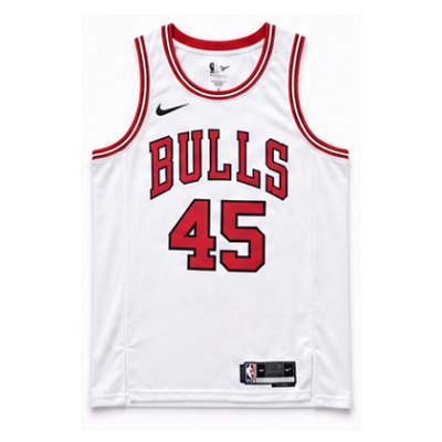 2022/23 Season Chicago Bulls White #45 Michael Jordan NBA Jersey