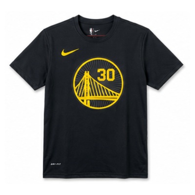 2021/22 Season Golden State Warriors City Edition #30 Stephen Curry Quick-Dry T-Shirt