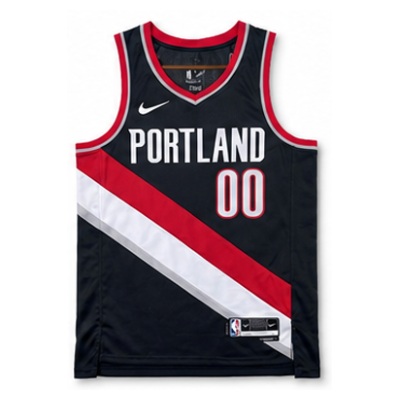 2022/23 Season Portland Trail Blazers Black #00 Heng De Sen NBA Jersey