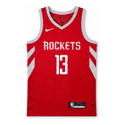 19Sai Ji Houston Rockets Away Red #13 James Harden NBA Jersey