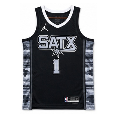 2022/23 Season San Antonio Spurs Jumpman Limited Edition #1 Victor Wembanyama NBA Jersey