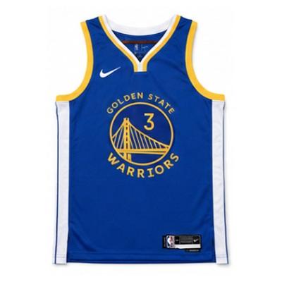 2022/23 Season Golden State Warriors V-Neck Blue #3 Chris Paul NBA Jersey