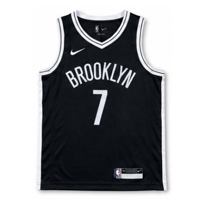 Youth Brooklyn Nets Black #7 Kyrie Irving NBA Jersey