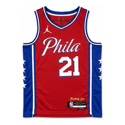 2022/23 Season Philadelphia 76ers Jumpman Limited Edition #21 Joel Embiid NBA Jersey