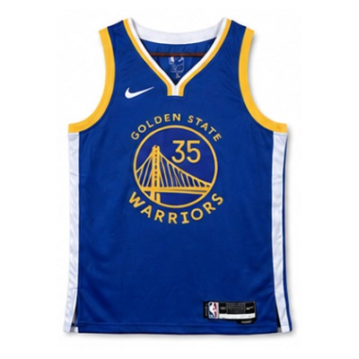 2022/23 Season Golden State Warriors Away Blue #35 Kevin Durant NBA Jersey