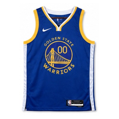 2022/23 Season Golden State Warriors Away Blue #00 Jonathan Kuminga NBA Jersey