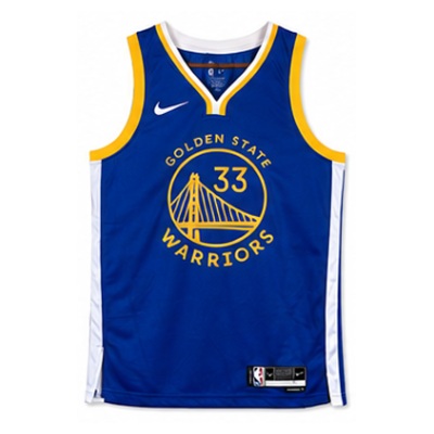 2022/23 Season Golden State Warriors Away Blue #33 James Wiseman NBA Jersey