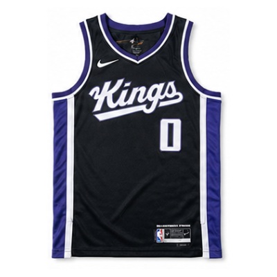 2023/24 Season Sacramento Kings Away Black #0 Meng Ke NBA Jersey