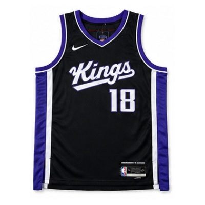 2023/24 Season Sacramento Kings Black #18 Russell Westbrook NBA Jersey