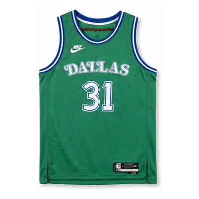 2025/26 Season Dallas Mavericks Retro Green #31 Klay Thompson NBA Jersey