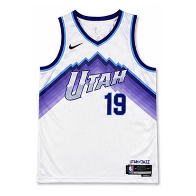 2025/26 Season Utah Jazz White #19 NBA Jersey