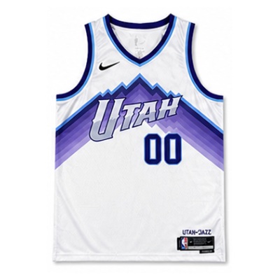 2025/26 Season Utah Jazz White #00 NBA Jersey