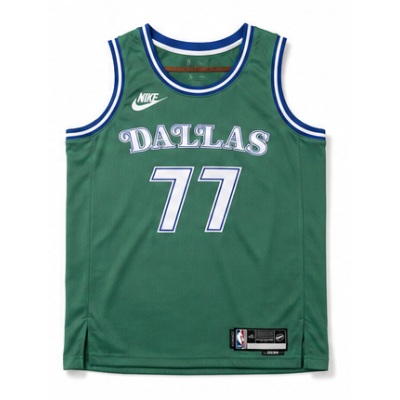 2025/26 Season Dallas Mavericks Retro Green #77 Luka Doncic NBA Jersey